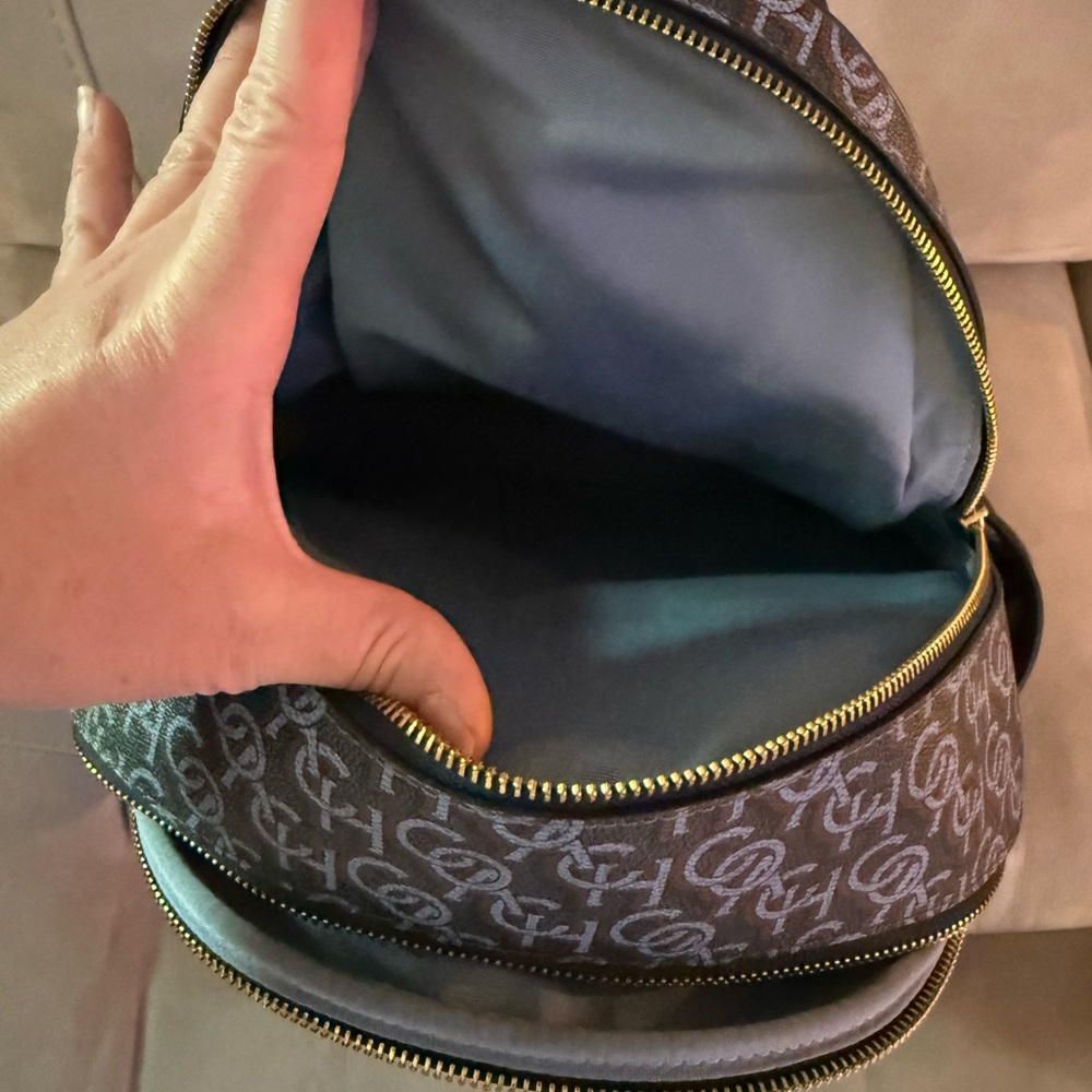 Coach Monogram Mini Backpack in Black and Brown - Picture 5 of 7